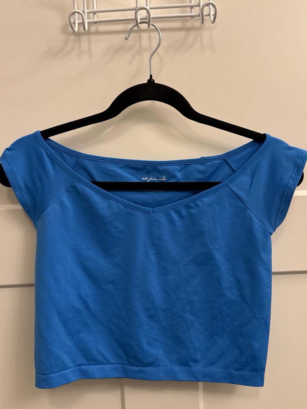 Urban Outfitters out from under Electric Blue Scoop Neck Crop Top